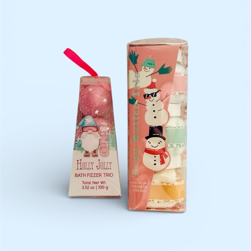 New Bath Fizz Trio & Body Butter Set